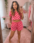 Pink Daisy Dreams Two-Piece Lounge Set