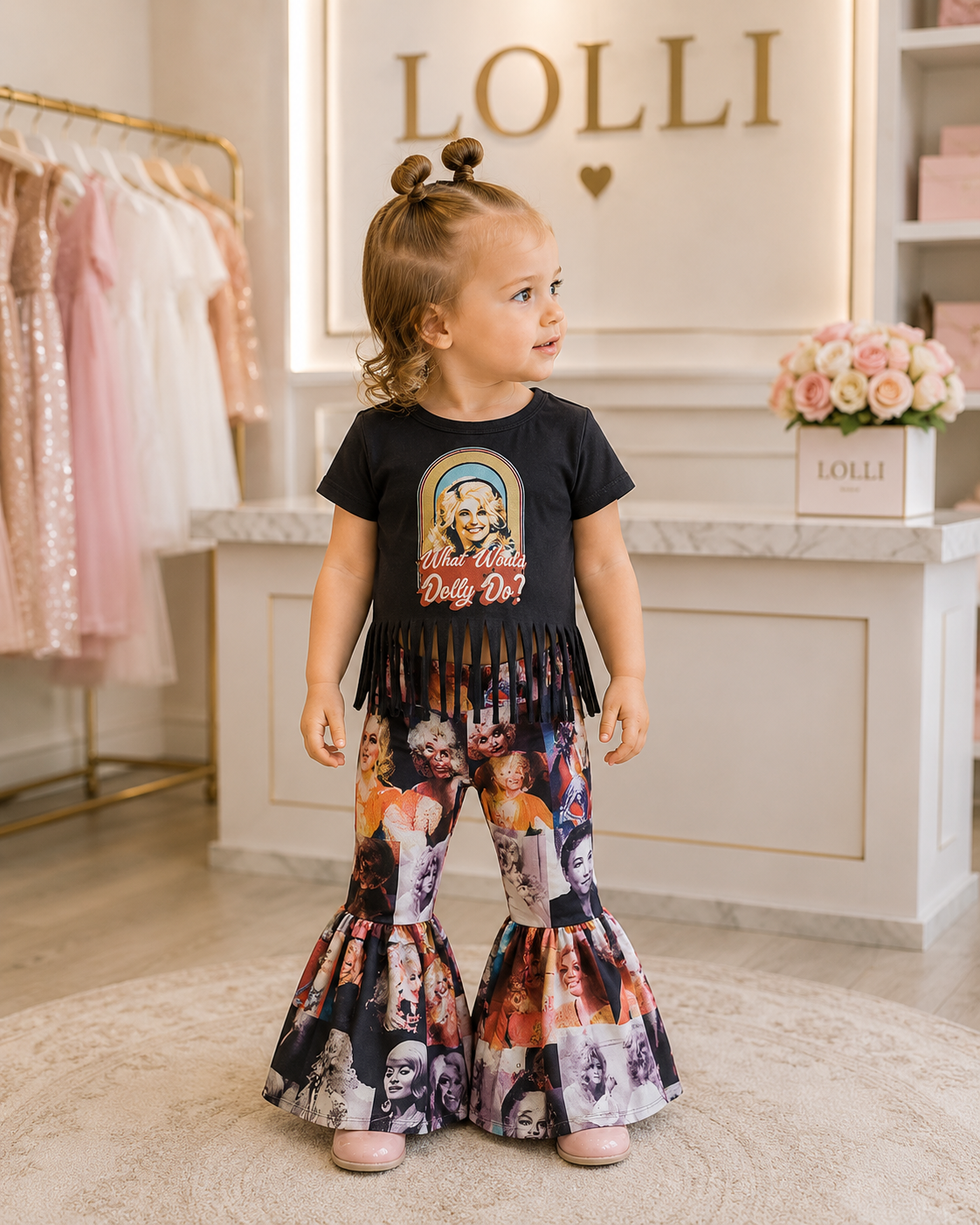 What Would Dolly Do? Bell Bottom Set