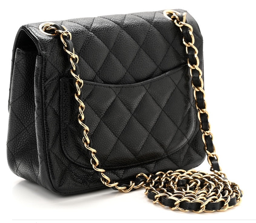 Chanel Handbag- Classic White Square Mini Flap Bag