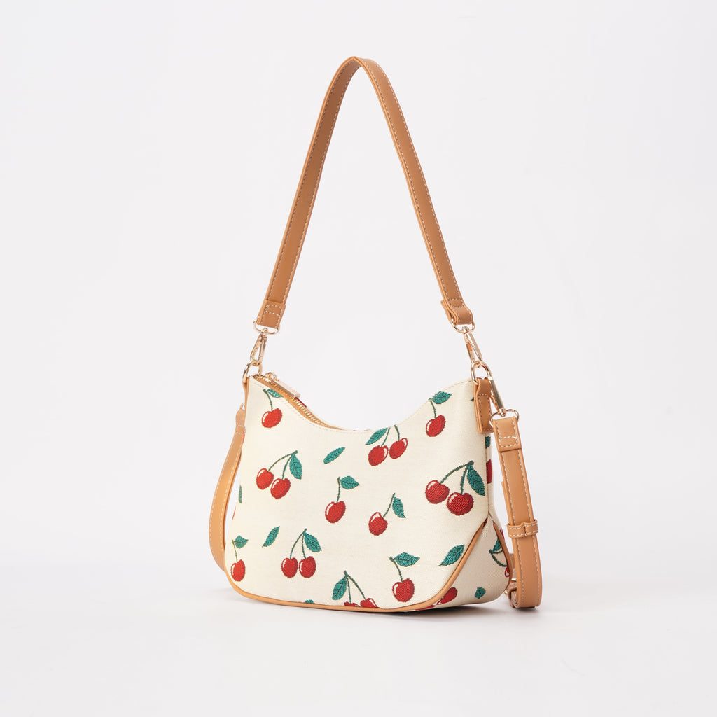 Signare London - Cherry Moon Handbag in Cream Backdrop