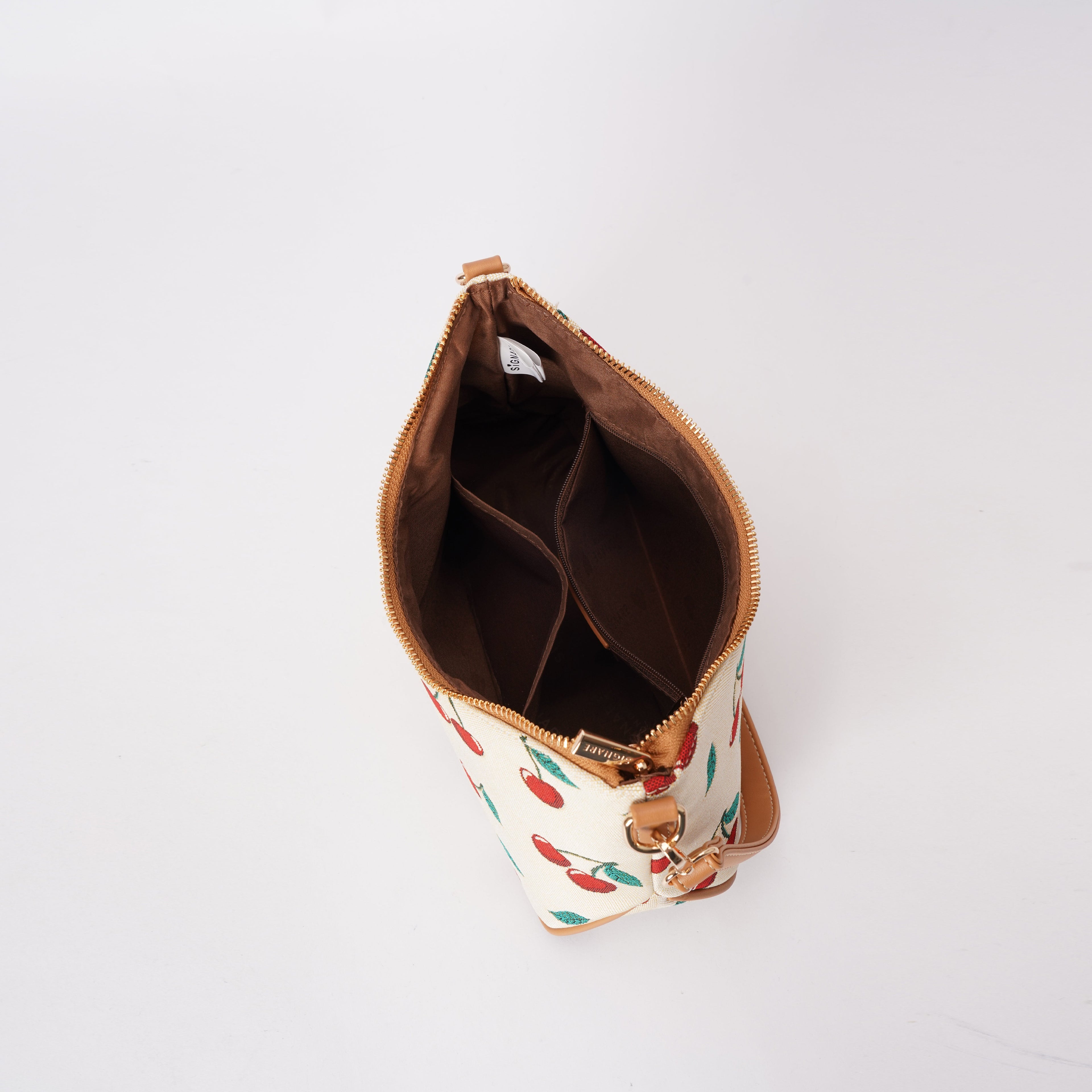 Signare London - Cherry Moon Handbag in Cream Backdrop