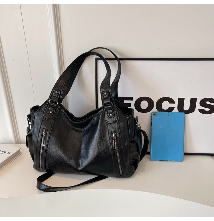 Single-Shoulder Crossbody Bag Large Capacity Tote Bag Women's Commuter Handbag