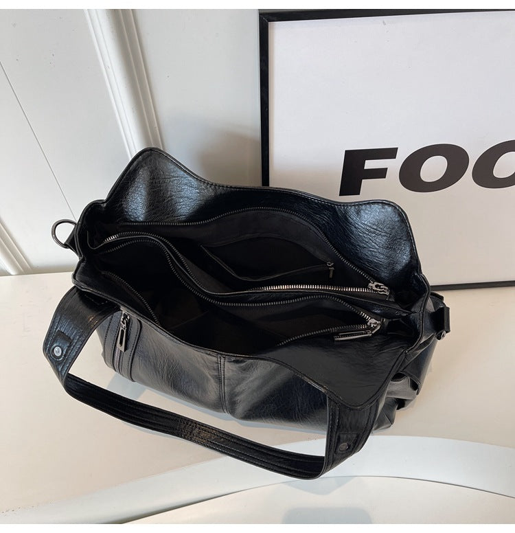 Single-Shoulder Crossbody Bag Large Capacity Tote Bag Women's Commuter Handbag