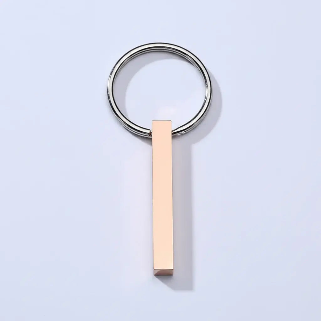 Personalized 3D Keychain 4 Sided Engraving