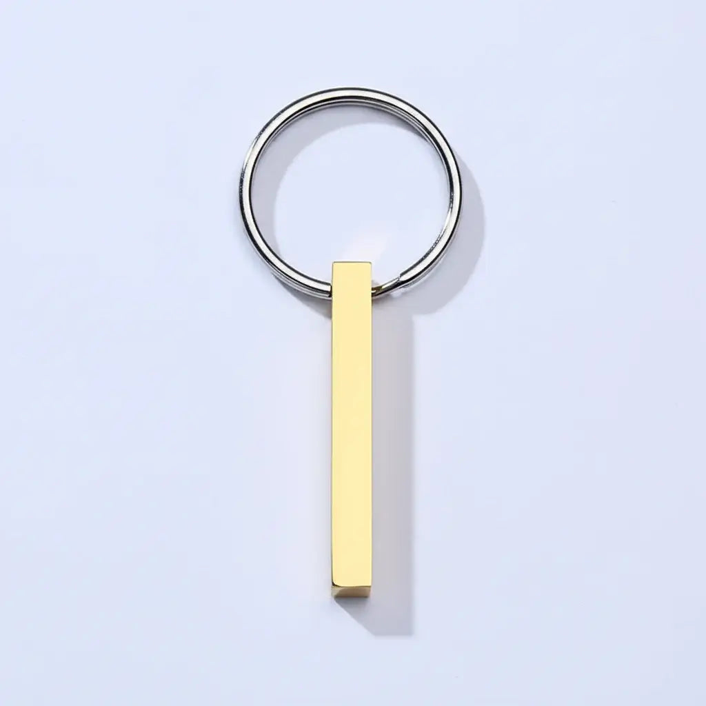 Personalized 3D Keychain 4 Sided Engraving